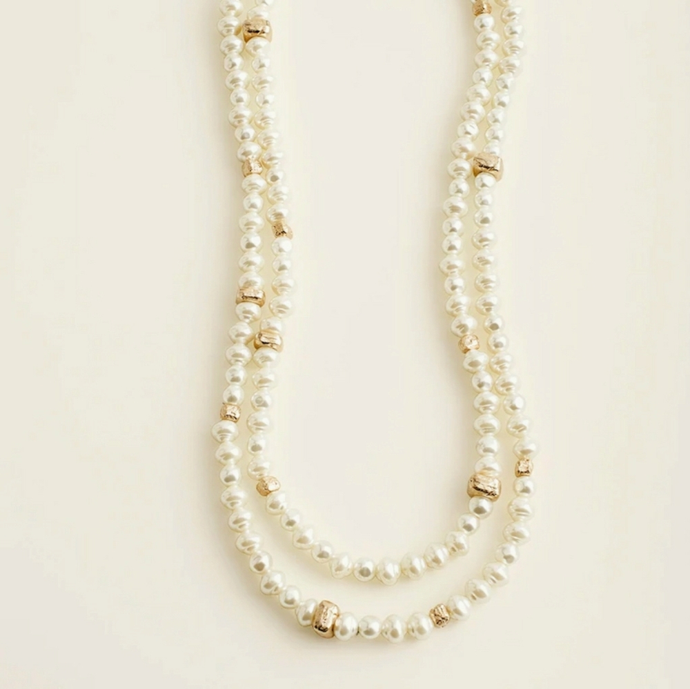 Chico's Classic Faux-Pear Single Strand Necklace